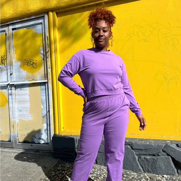 Nooworks Lavender Track Top (L) - Picture 3 of 5